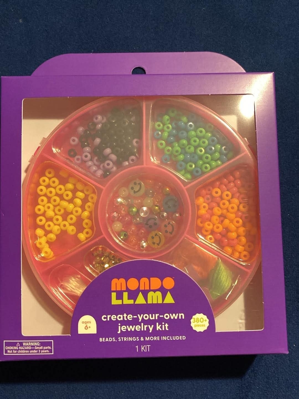 Mondo Llama Create-Your-Own Jewelry Kit - Multicolor Beads